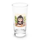 星パンダショップのほっこりコーヒーごりら君 Long Sized Water Glass :front