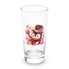 星パンダショップのチョコプレゼンツペンギン Long Sized Water Glass :front