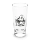 bottaの可愛いウサギ(垂れ耳ビール) Long Sized Water Glass :front