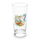 Kai🐚の幸せを呼ぶコウノトリ2/Stork of Happiness2 Long Sized Water Glass :front