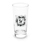 science closet（科学×ファッション）の元素シリーズ　~ストロンチウム Sr~ Long Sized Water Glass :front