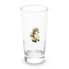 猫ミームグッズの【猫ミーム】バイク猫 Long Sized Water Glass :front