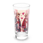 suke-maruruのバレンタイン Long Sized Water Glass :front