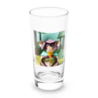 yumiceのice meets オリガミマーモセット Long Sized Water Glass :front