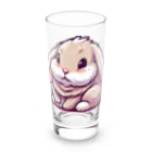 jir0-のふわふわうさぎ Long Sized Water Glass :front