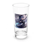 くろぼんの女性剣士 Long Sized Water Glass :front