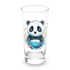 waterpandaの水中のパンダ Long Sized Water Glass :front