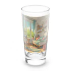 コバナシののんびり過ごす Long Sized Water Glass :front