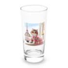 redpanda_pandaのパリジェンヌな猫ちゃん Long Sized Water Glass :front