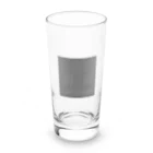 ぽつねん。のあのときのぽつねんの線（黒） Long Sized Water Glass :front