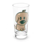 もっちーもちもちのふんばるわんこ Long Sized Water Glass :front