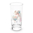 終わらない夢🌈のあなたを想う少女✨ Long Sized Water Glass :front