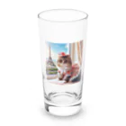 redpanda_pandaのおすまし猫ちゃん Long Sized Water Glass :front