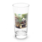 ycm02111968の「食欲をそそるパンダが食事を運びます！」 Long Sized Water Glass :front