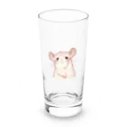 もふっとチンチラ🐭のおてあげチンチラ Long Sized Water Glass :front