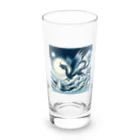 the blue seasonの雲を越えし野望の龍 Long Sized Water Glass :front