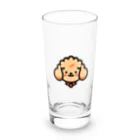 わんこグッズしょっぷcooのはにかみプードル Long Sized Water Glass :front