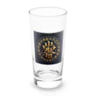 Spiritual light☆の文字風アート　創作文字　龍体文字　ドラゴン Long Sized Water Glass :front