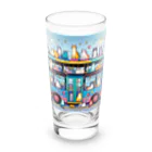 neko_shopの猫の集会　バス編 Long Sized Water Glass :front