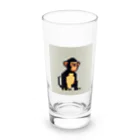 クリティカルクローのお辞儀するサルくん Long Sized Water Glass :front