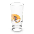 yuritomeのネコ神_(チャーちゃん)_頑張りすぎは良くないよ_ユリ作品3 Long Sized Water Glass :front