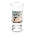 simaenaga234の夕方の鳥 Long Sized Water Glass :front