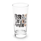 dogfulのかっこいい大型犬 Long Sized Water Glass :front