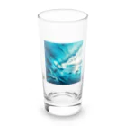 Lovers-chapelのサーファーと海 Long Sized Water Glass :front