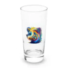 あんぽぴゅらーあーてぃすとのDog Long Sized Water Glass :front