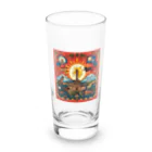 Q_kyuのオールドタペストリー Long Sized Water Glass :front