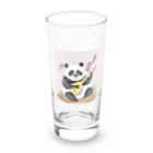 まめのギターリストパンダくん Long Sized Water Glass :front