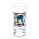 コウヘイの凱旋門と騎馬武者 Long Sized Water Glass :front