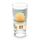 甘いマンゴーの甘い爽やかなマンゴーのイラストグッズ Long Sized Water Glass :front