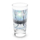 MOMODAMONの冬の雑木林 Long Sized Water Glass :front