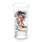 アインシュタインキャットの波乗りヴィーナス Long Sized Water Glass :front