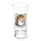 paparattyoの絵を描くハリネズミ Long Sized Water Glass :front