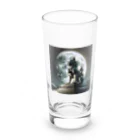 kenken-kenkenショップの月夜の狛犬 Long Sized Water Glass :front