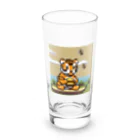 クロスクリエイティブの 蜂蜜を集めているトラ Long Sized Water Glass :front