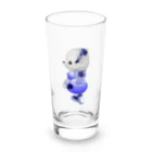 satoayaのアニマルカフェのフルーツファッション　ブルーベリー Long Sized Water Glass :front