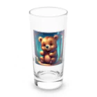 cute animal worldのかわいいクマさんワールド Long Sized Water Glass :front