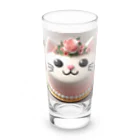 neko_shopのねこケーキ４ Long Sized Water Glass :front