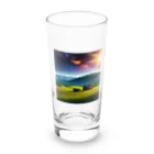 AI画像作って遊ぼうの宇宙の田舎 Long Sized Water Glass :front