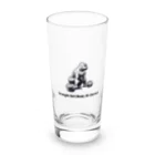 Clozettaの筋トレするゴリラ Long Sized Water Glass :front