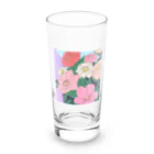 小町の花に囲まれた日常 Long Sized Water Glass :front