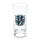 パンダマンのサメの兄弟記念写真 Long Sized Water Glass :front