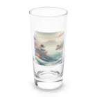 curtisの日本建築と海 Long Sized Water Glass :front