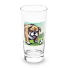 barisukaのフットボーラーブルドッグ Long Sized Water Glass :front