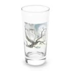 bigbamboofamilyの月明かりと梟 Long Sized Water Glass :front