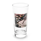 こんばにやの毛筆 Long Sized Water Glass :front