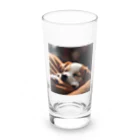 maru1515のわんちゃん Long Sized Water Glass :front